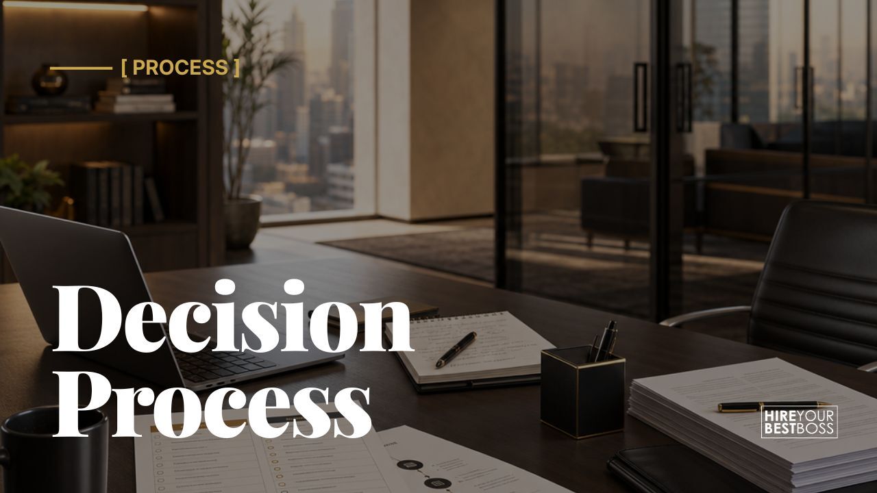 The Informed Decision Process: How We Help You Decide