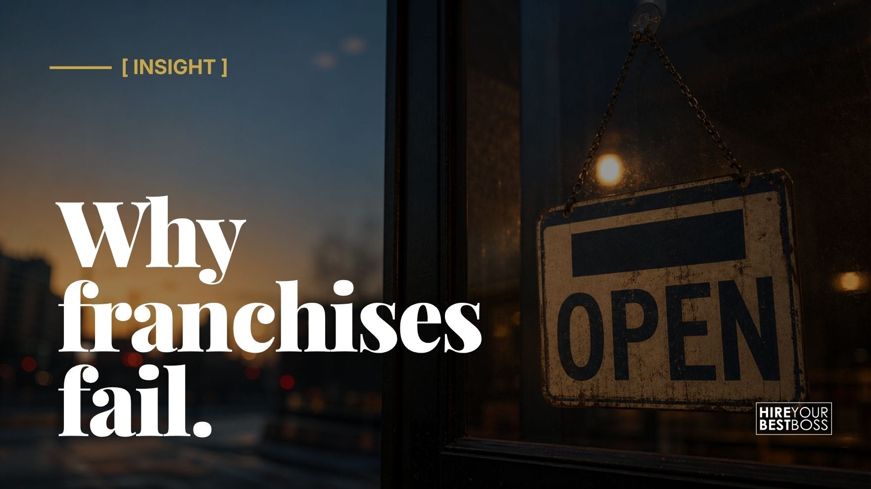 Why Franchises Fail