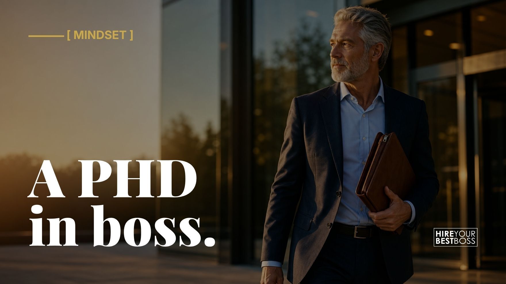 PHD To Be Your Own Boss
